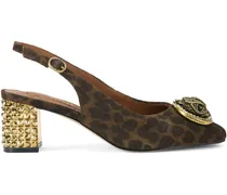 Chelsea Slingback-Pumps 60mm - Braun