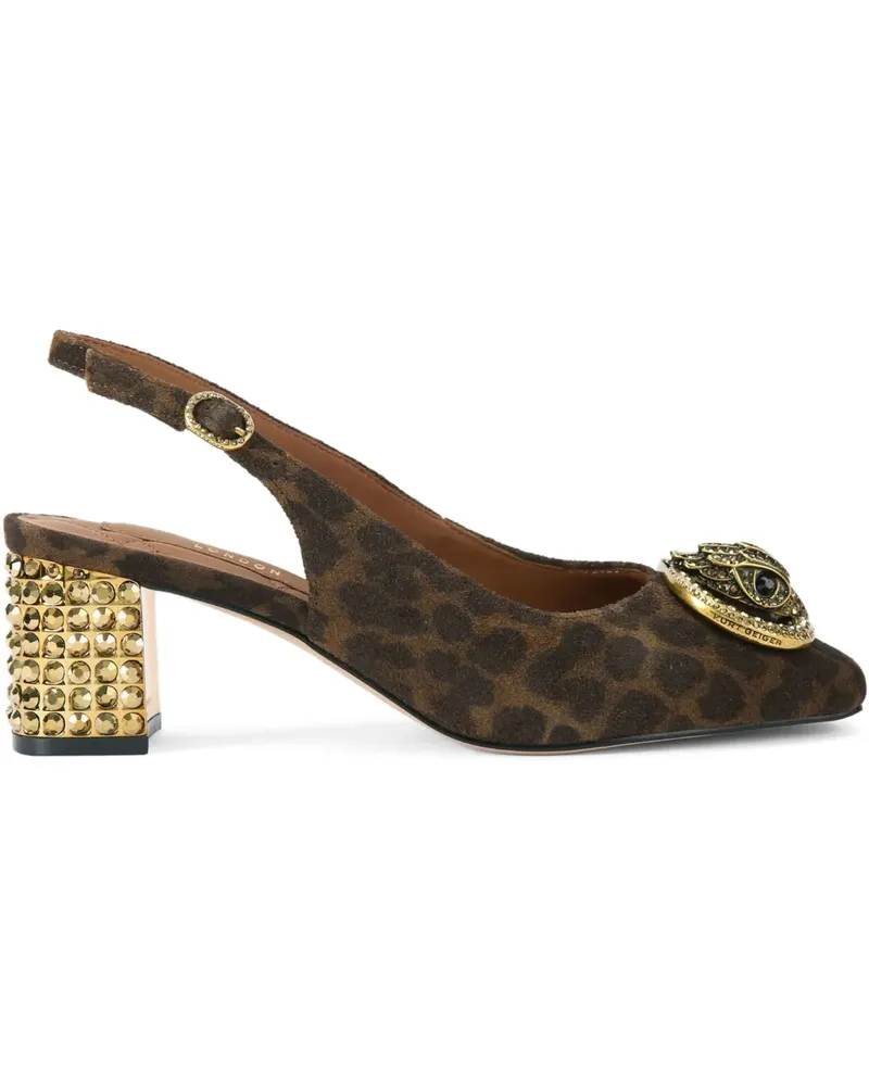 Kurt Geiger Chelsea Slingback-Pumps 60mm - Braun Braun