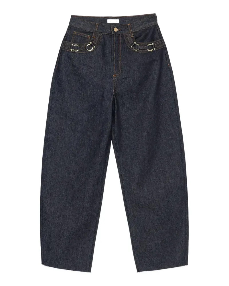 Sandro Ballonjeans mit weitem Bein - Blau Blau