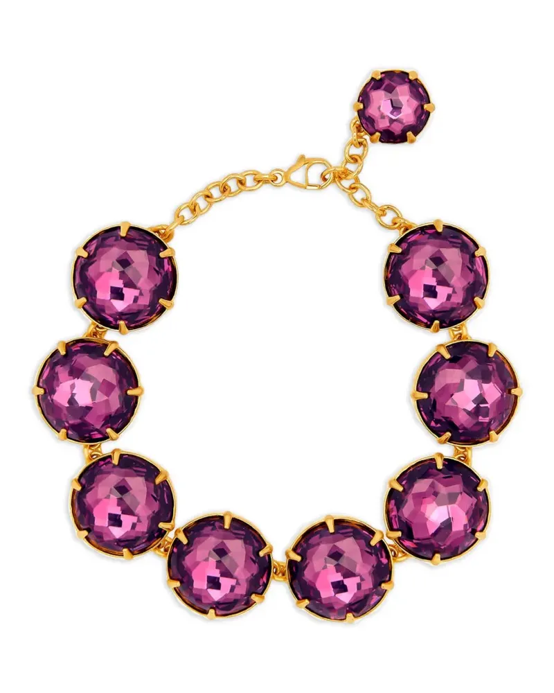 Oscar de la Renta Classic Crystal Armband - Gold Gold