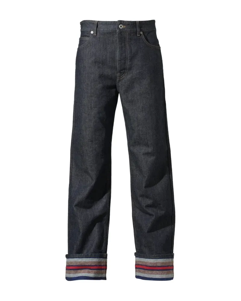 Loewe turn-up jeans - Blau Blau
