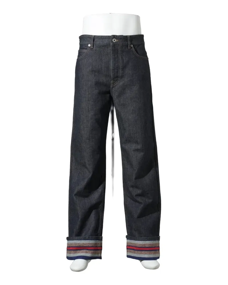 Loewe turn-up jeans - Blau Blau