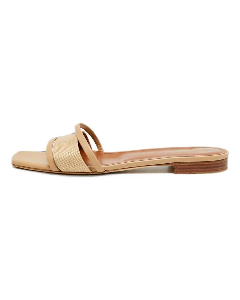 Malone Souliers Demi woven-strap sandals - Nude Nude