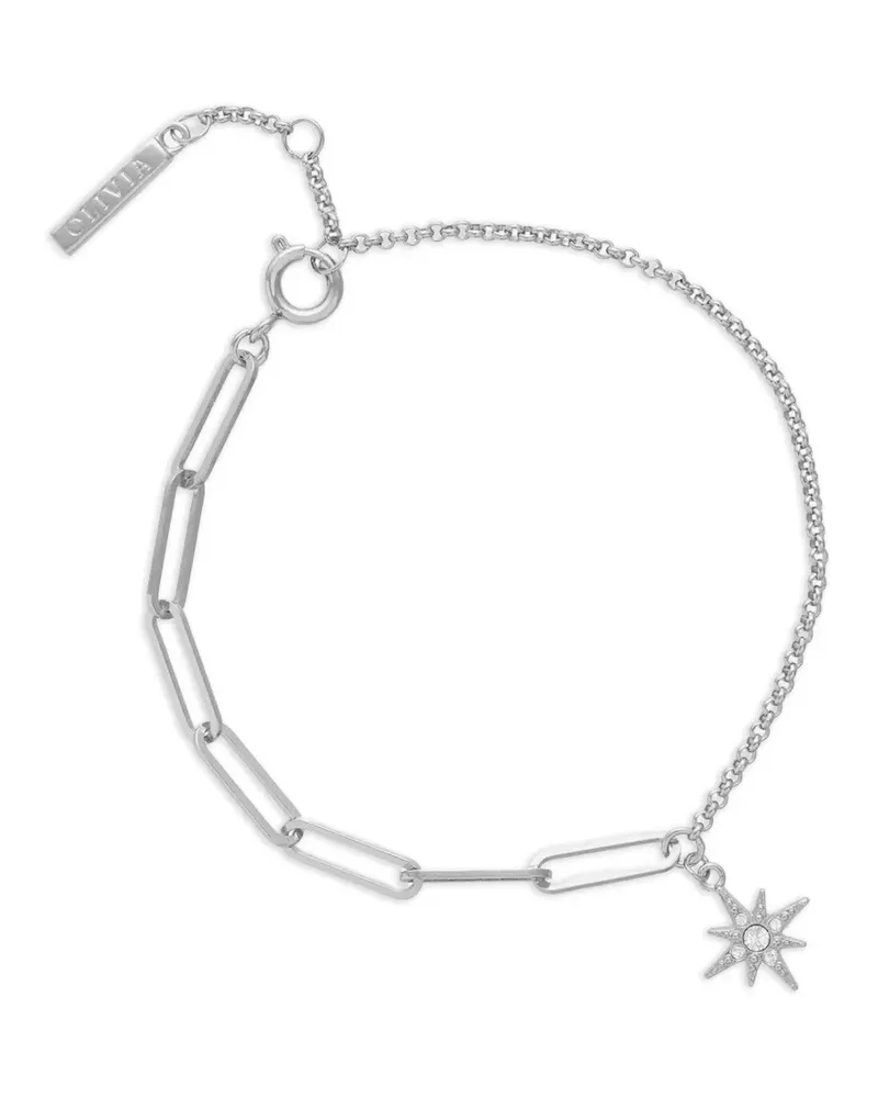 Olivia Burton Celestial North Star mismatch bracelet - Silber Silber