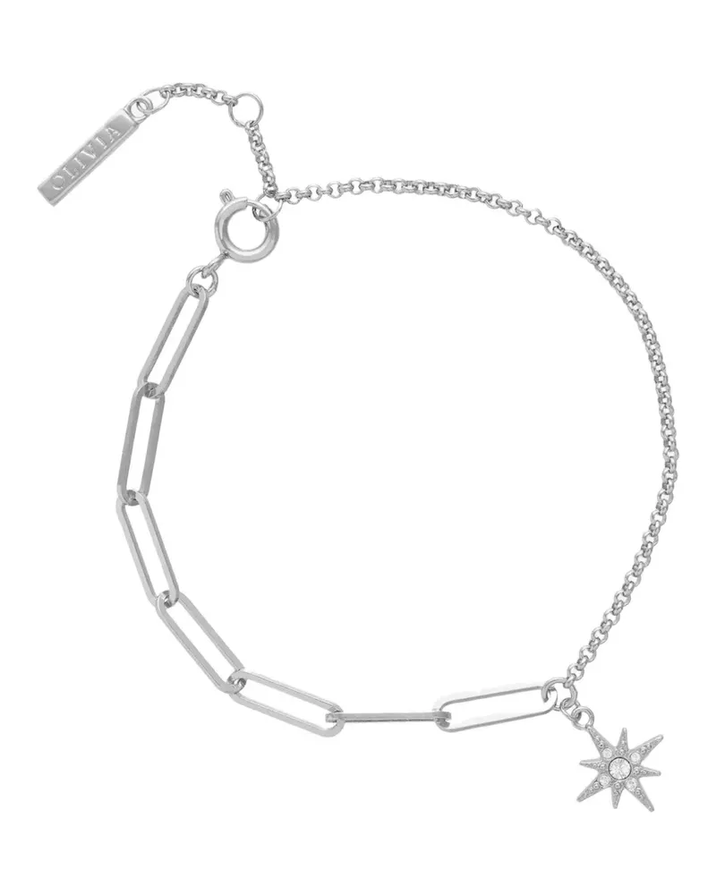Olivia Burton Celestial North Star mismatch bracelet - Silber Silber