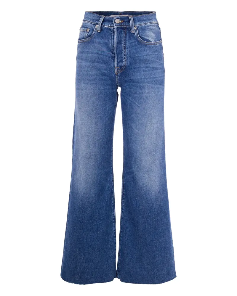 Cycle Jeans mit weitem Bein - Blau Blau