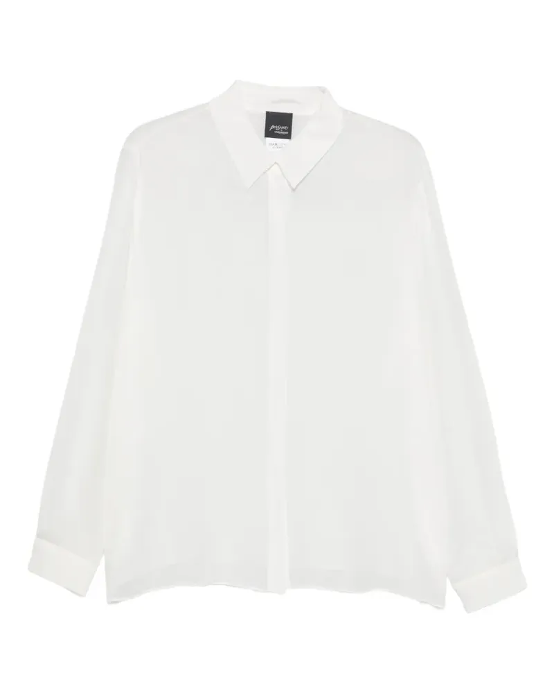 Marina Rinaldi long-sleeve buttoned shirt - Weiß Weiß