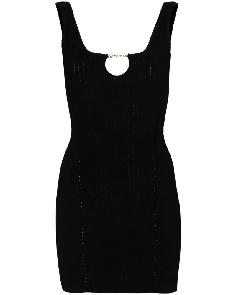 Jacquemus Sierra Midikleid - Schwarz Schwarz