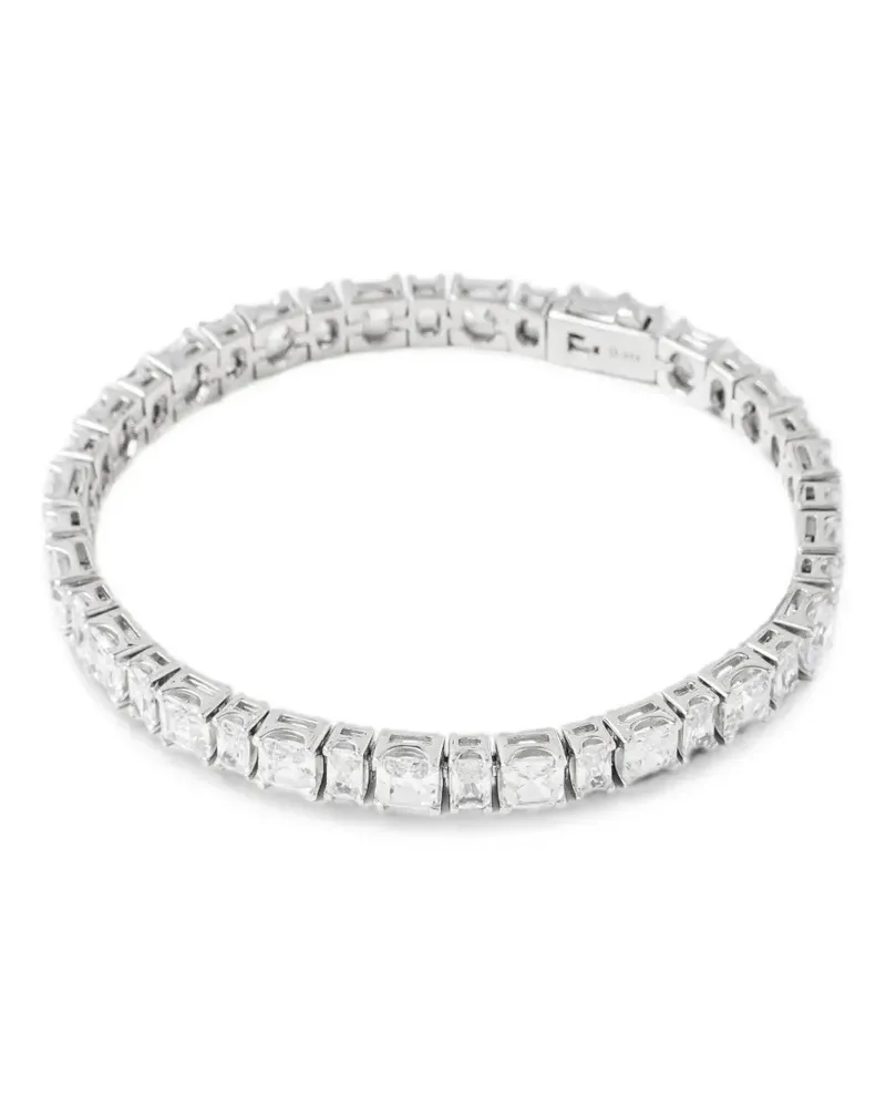 Hatton Labs crystal-embellished tennis bracelet - Silber Silber