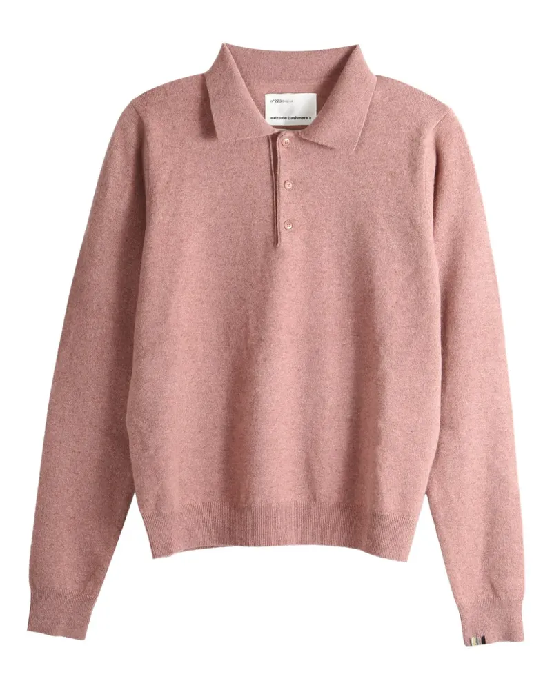 extreme cashmere knitted polo shirt - Rosa Rosa