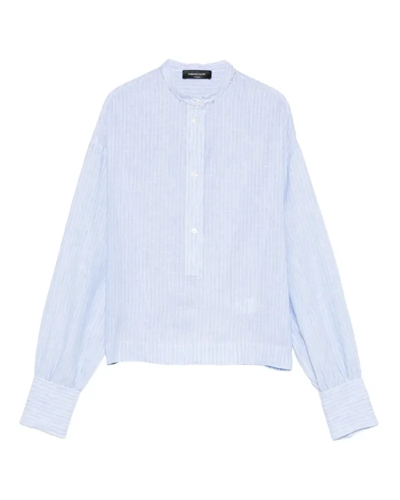 Fabiana Filippi Gestreiftes Hemd - Blau Blau