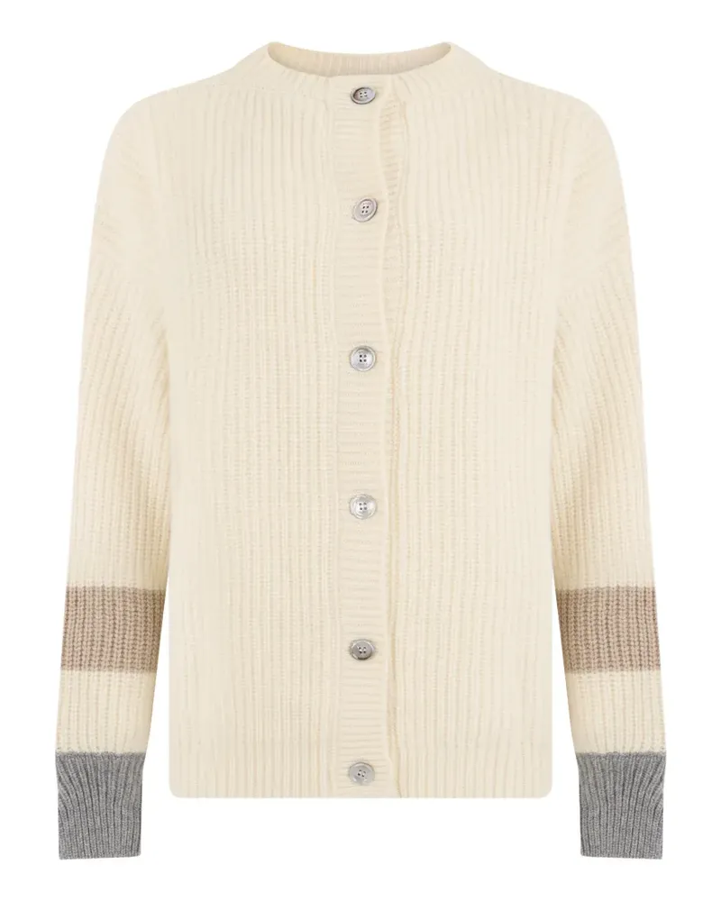 MOORER Gerippter Alexis-Tcl Cardigan - Nude Nude