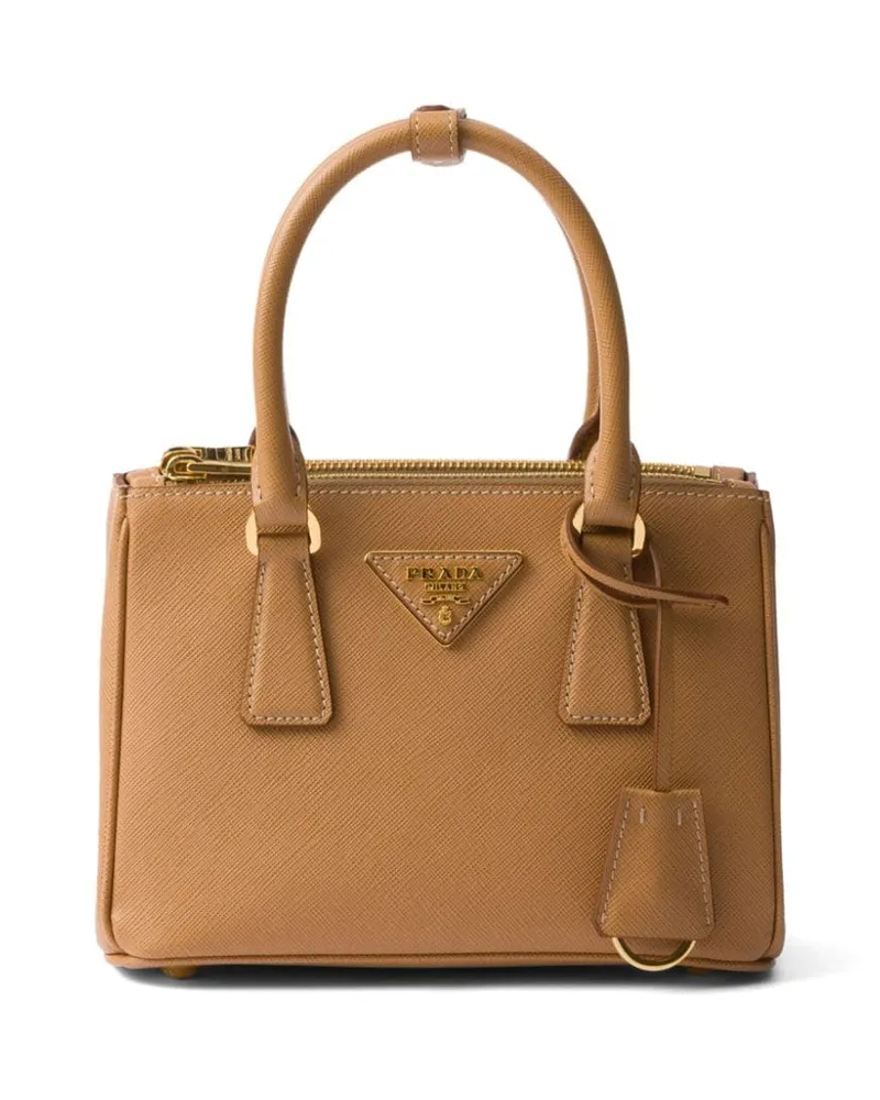 Prada Galleria Mini-Tasche - Nude Nude