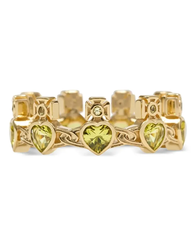 Vivienne Westwood Renatta crystal-embellished ring - Gold Gold