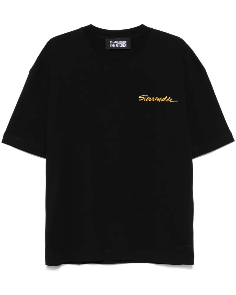Études Studio x The Kitchen Relax Mars T-Shirt - Schwarz Schwarz