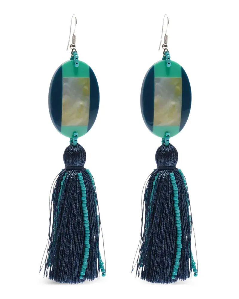 Maliparmi geometric-shape drop earrings - Blau Blau