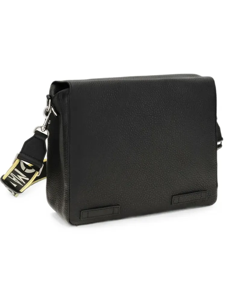 Fendi Flow medium black Cuoio Romano leather bag - Schwarz Schwarz