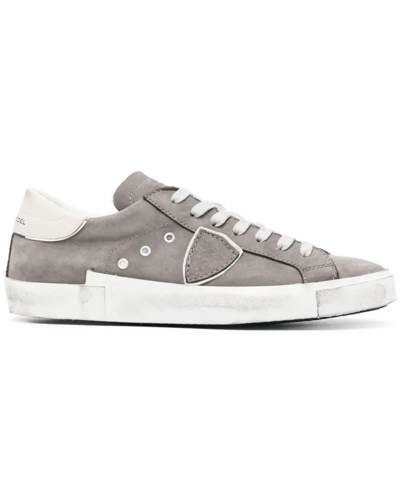 Philippe Model PRSX Sneakers aus Wildleder - Grau Grau