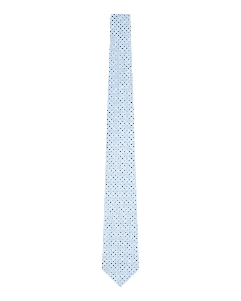 Emporio Armani patterned tie - Blau Blau