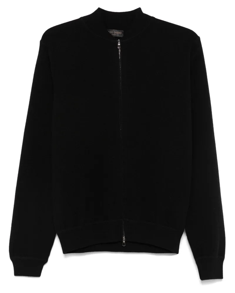 Dell'oglio Fein gestrickter Cardigan - Schwarz Schwarz