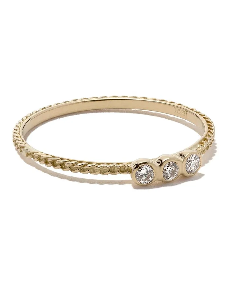 Wouters & Hendrix 18kt Gelbgoldring mit Diamanten Gold