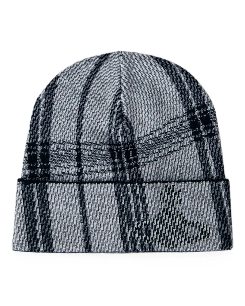 Vivienne Westwood tartan beanie - Schwarz Schwarz