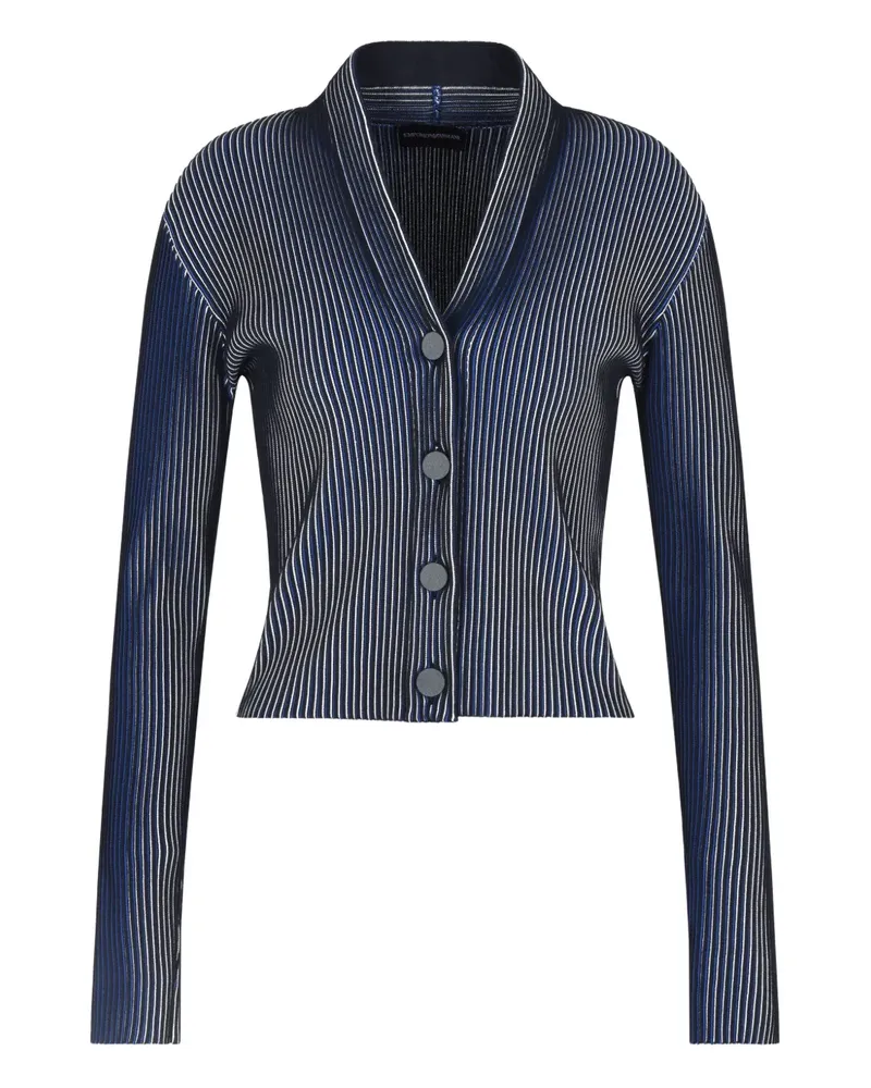 Emporio Armani Cardigan mit Falten - Blau Blau