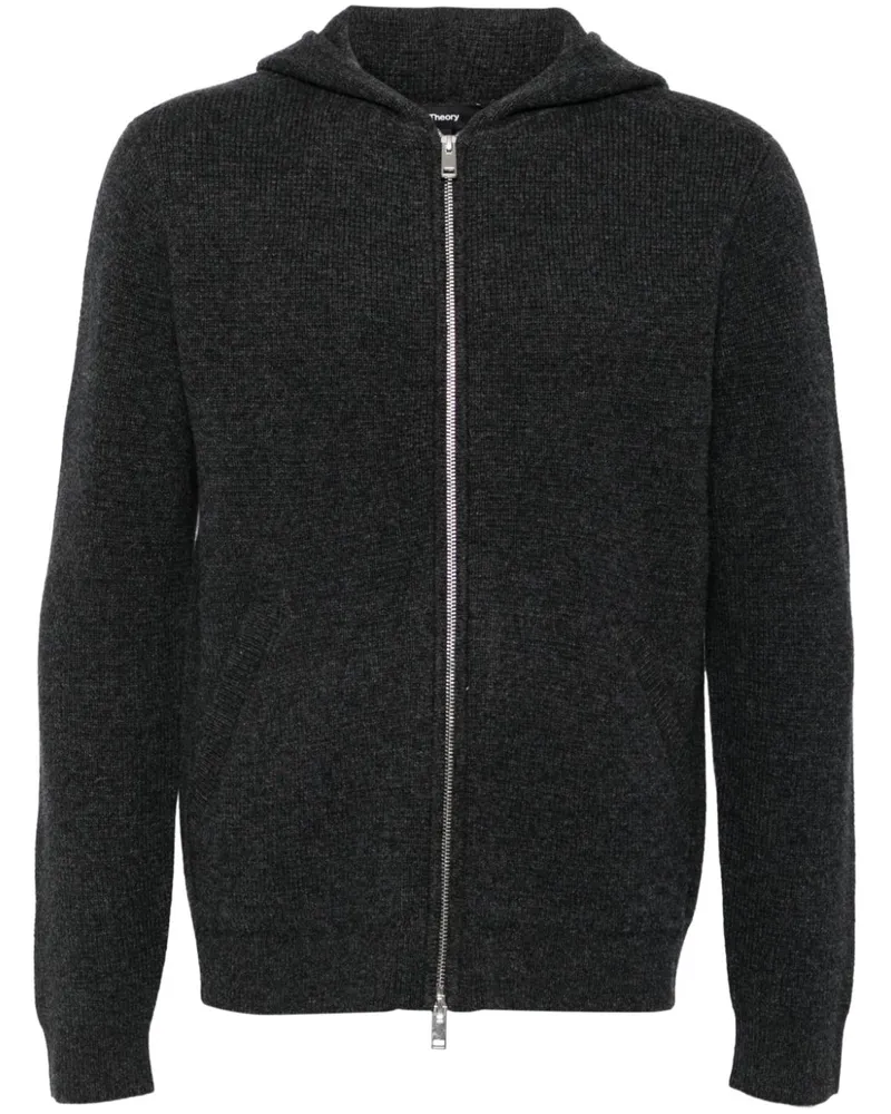Theory Kapuzenjacke mit Reißverschluss - Grau Grau