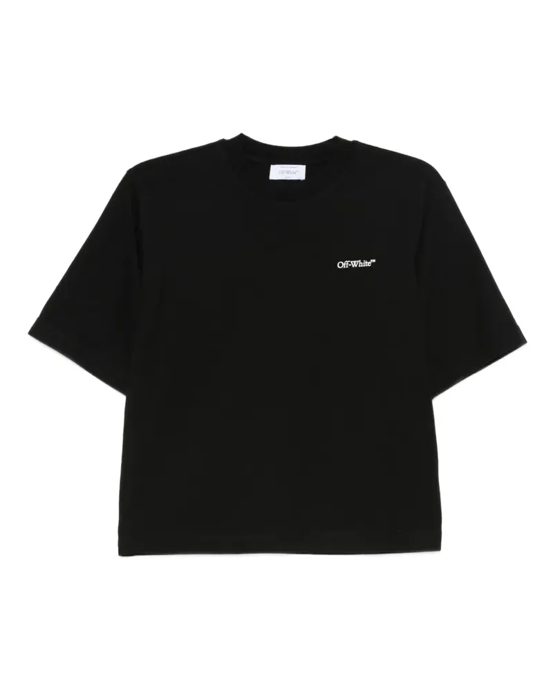 OFF-WHITE T-Shirt mit Print - Schwarz Schwarz