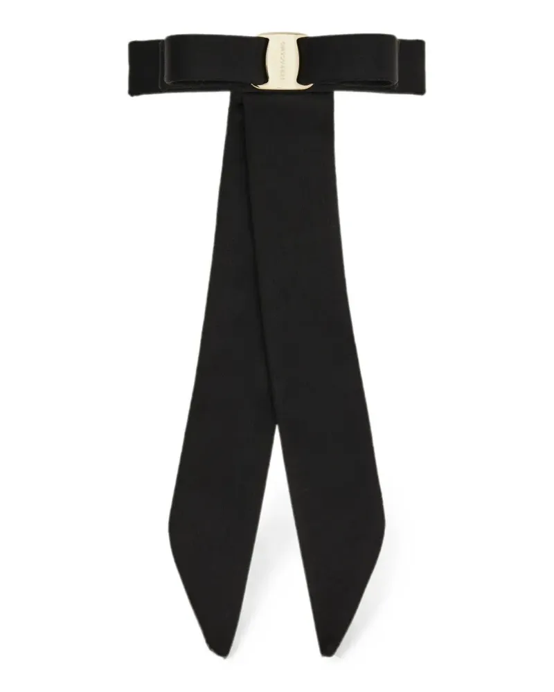 Ferragamo Vara bow hair clip - Schwarz Schwarz