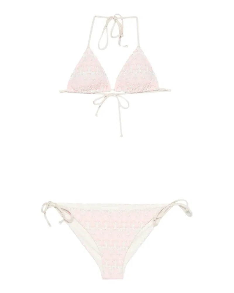 MC2 Saint Barth Levyne embroidered bikini - Rosa Rosa