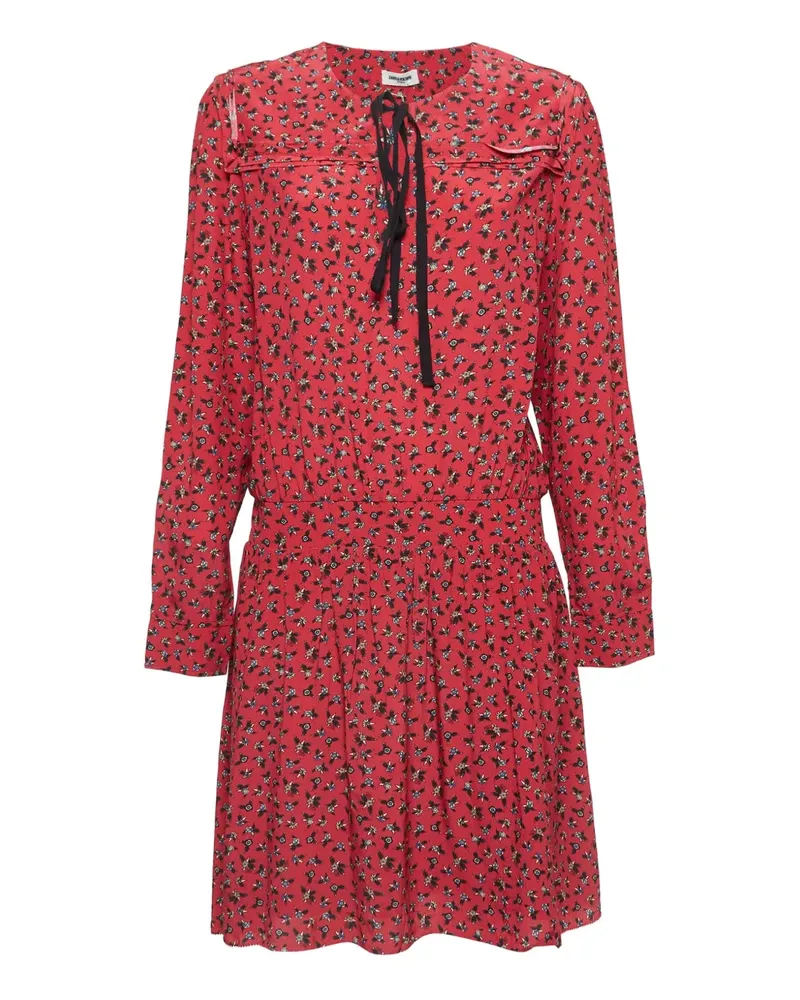 Zadig & Voltaire Remus Liberty Kleid mit Blumen-Print - Rot Rot