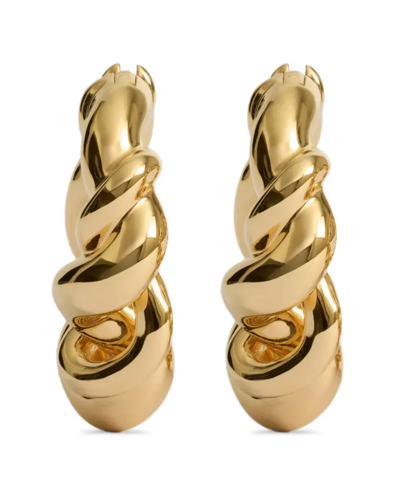 Monica Vinader Verdrehte Ochre Creolen - Gold Gold