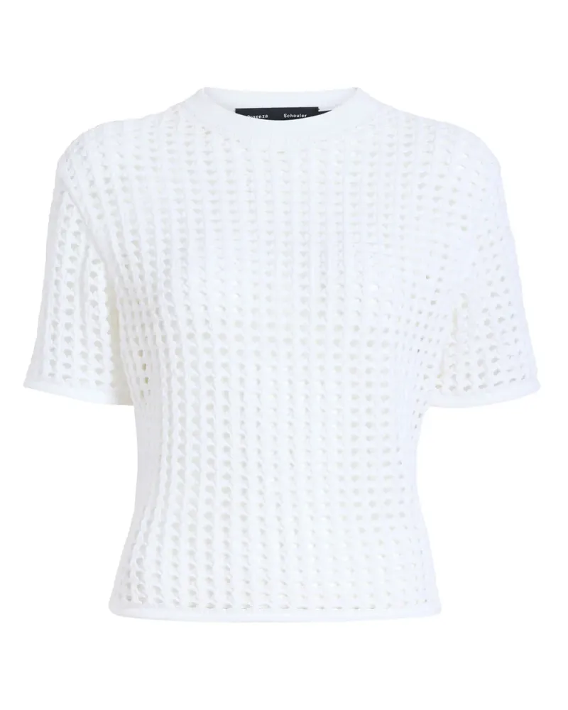 Proenza Schouler Kimia Oberteil - Weiß Weiß