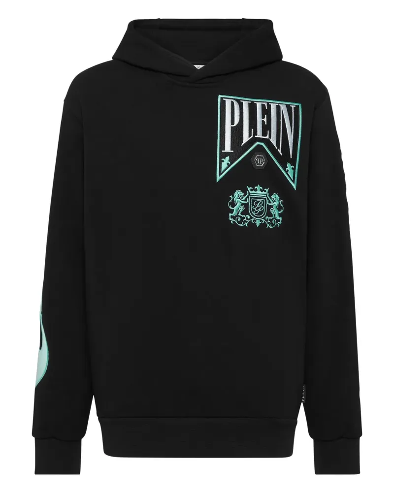 Philipp Plein Flame Racing Hoodie - Schwarz Schwarz