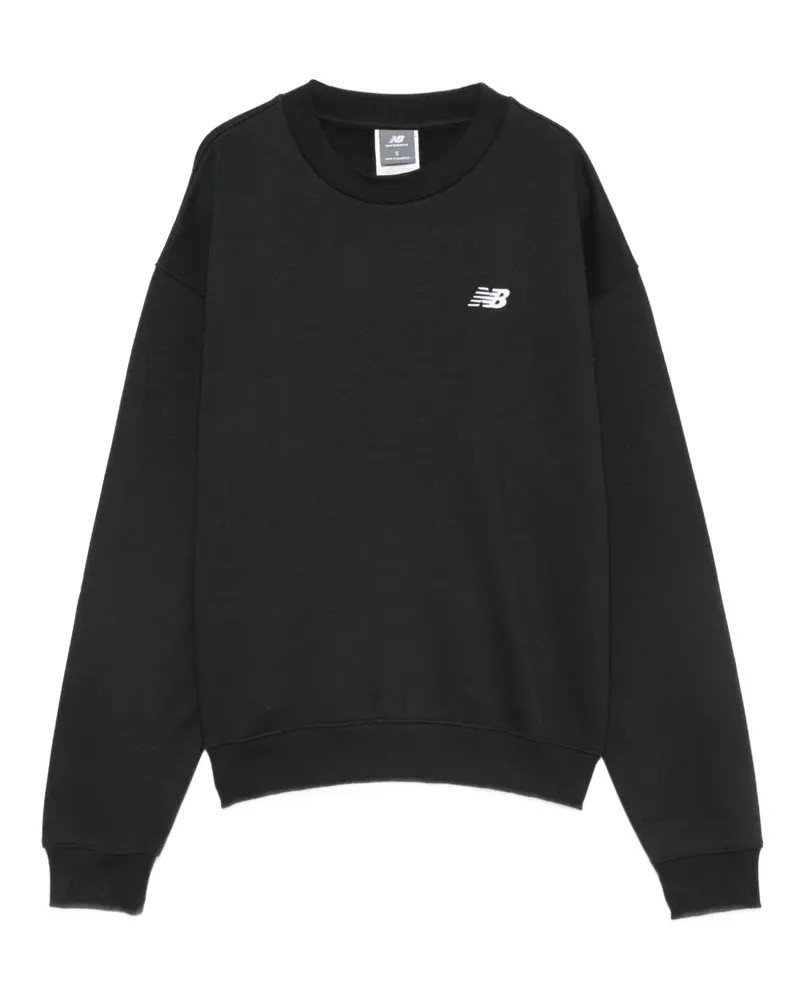 New Balance Sweatshirt mit Logo-Stickerei - Schwarz Schwarz