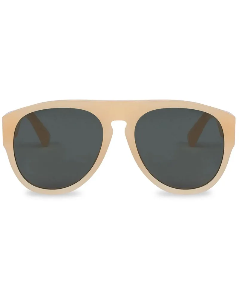 Moschino Getönte Pilotenbrille - Nude Nude