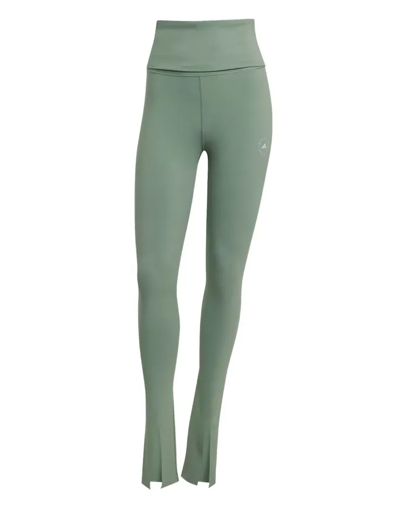 adidas split-cuff leggings - Grün Grün