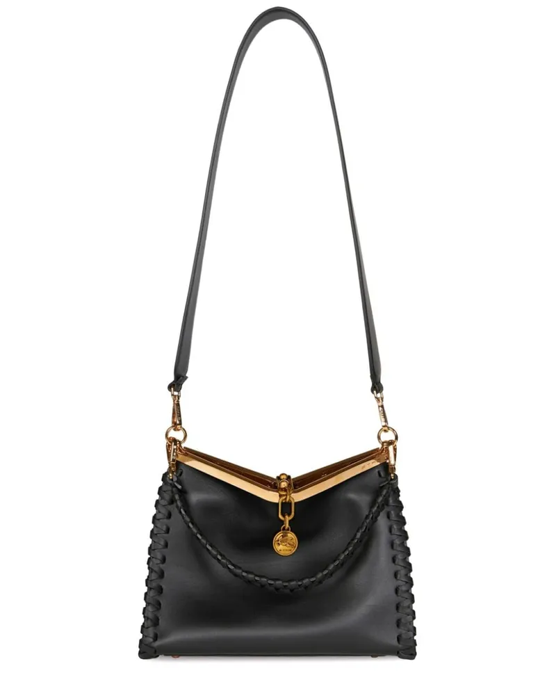 Etro Mittelgroße Vela Schultertasche - Schwarz Schwarz