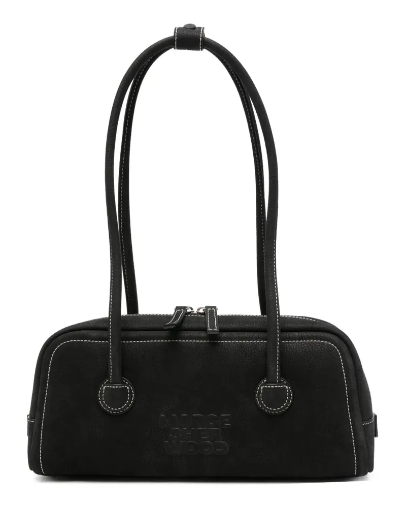 Marge Sherwood Tote Bag mit Logo-Prägung - Schwarz Schwarz