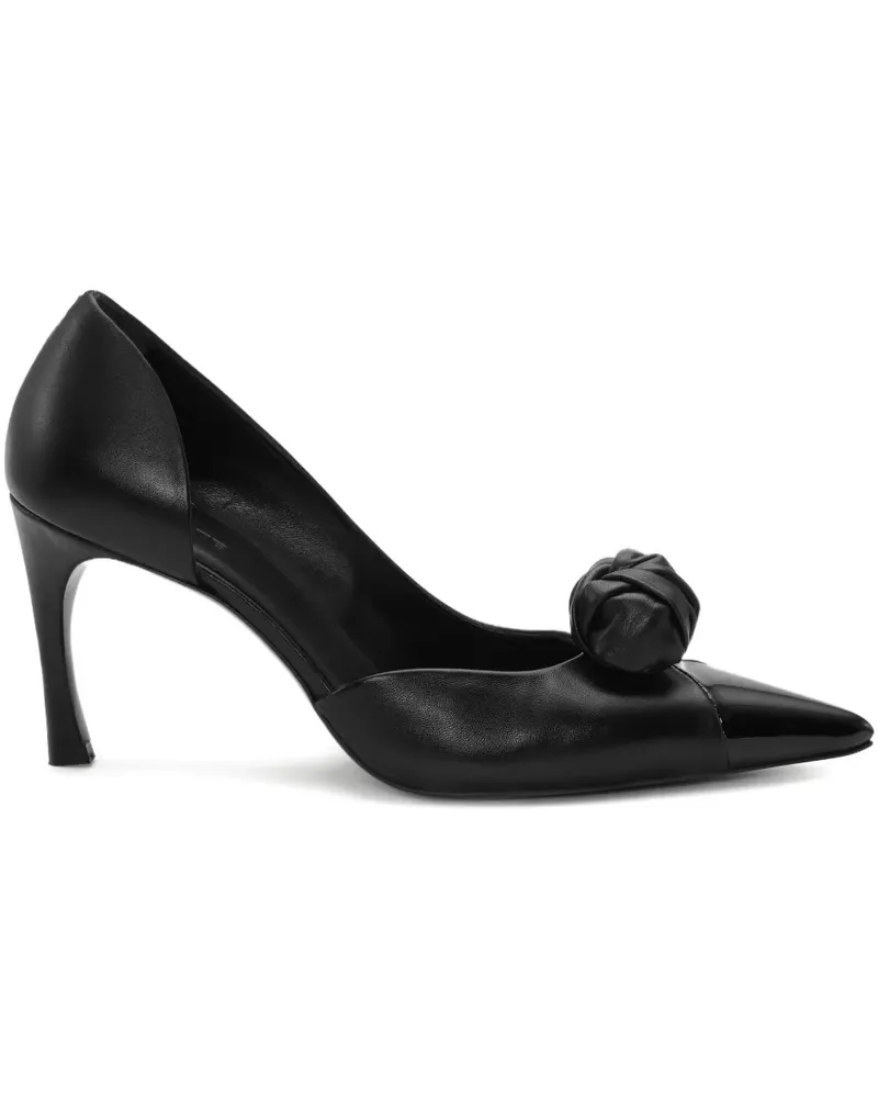 ROTATE Birger Christensen Pumps mit Knoten-Applikation - Schwarz Schwarz