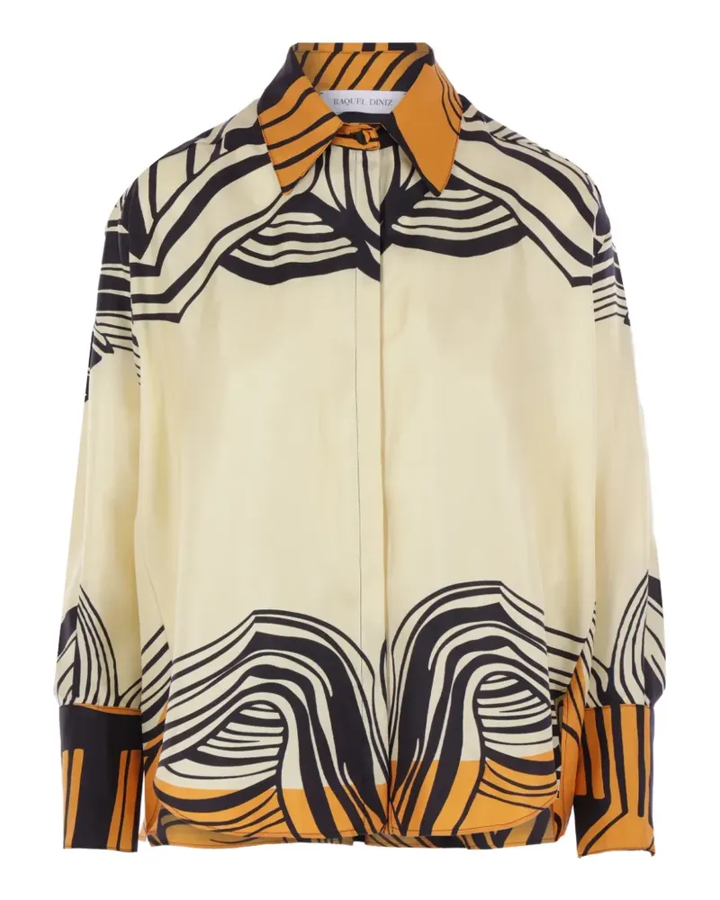Raquel Diniz Gemustertes Hemd - Nude Nude