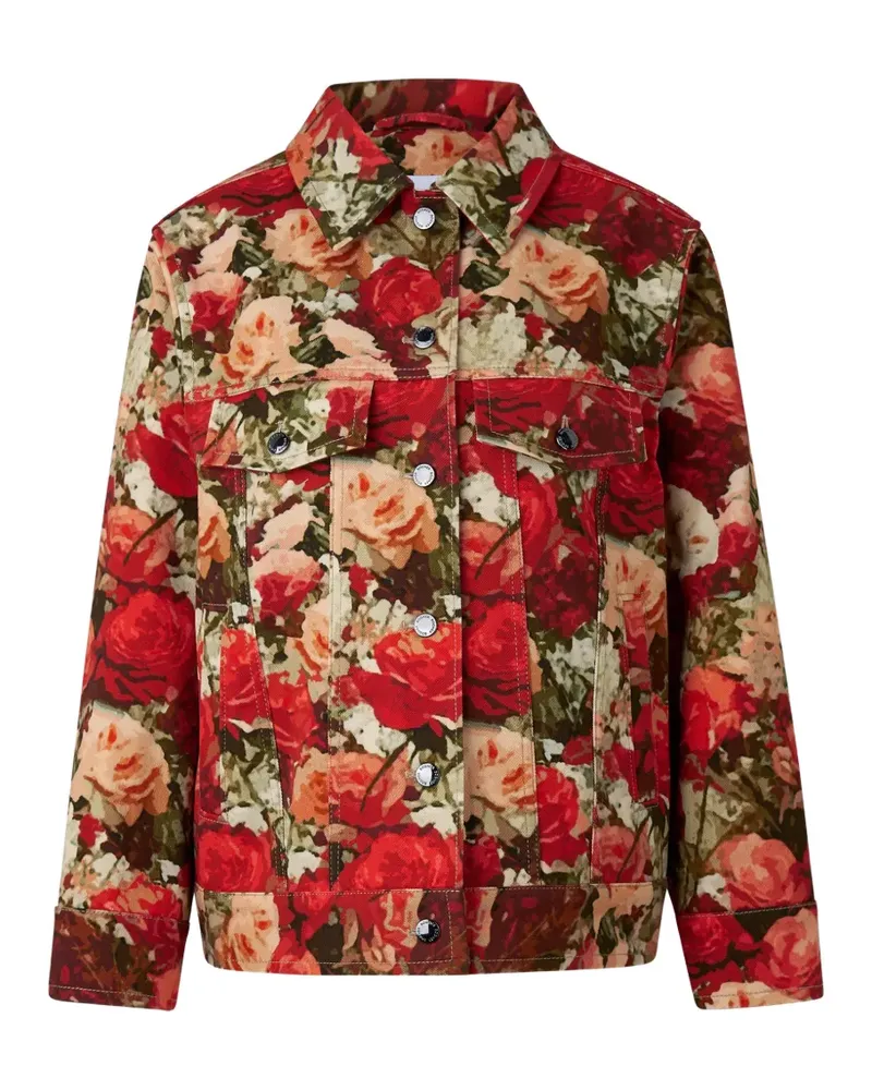 Bogner Jaclyn Jeansjacke mit Blumenprint - Rot Rot