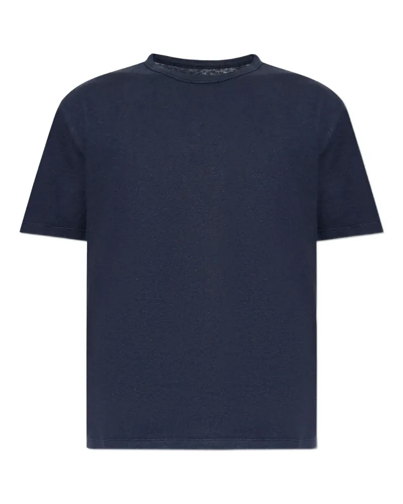 Officine Generale T-Shirt mit rundem Ausschnitt - Blau Blau