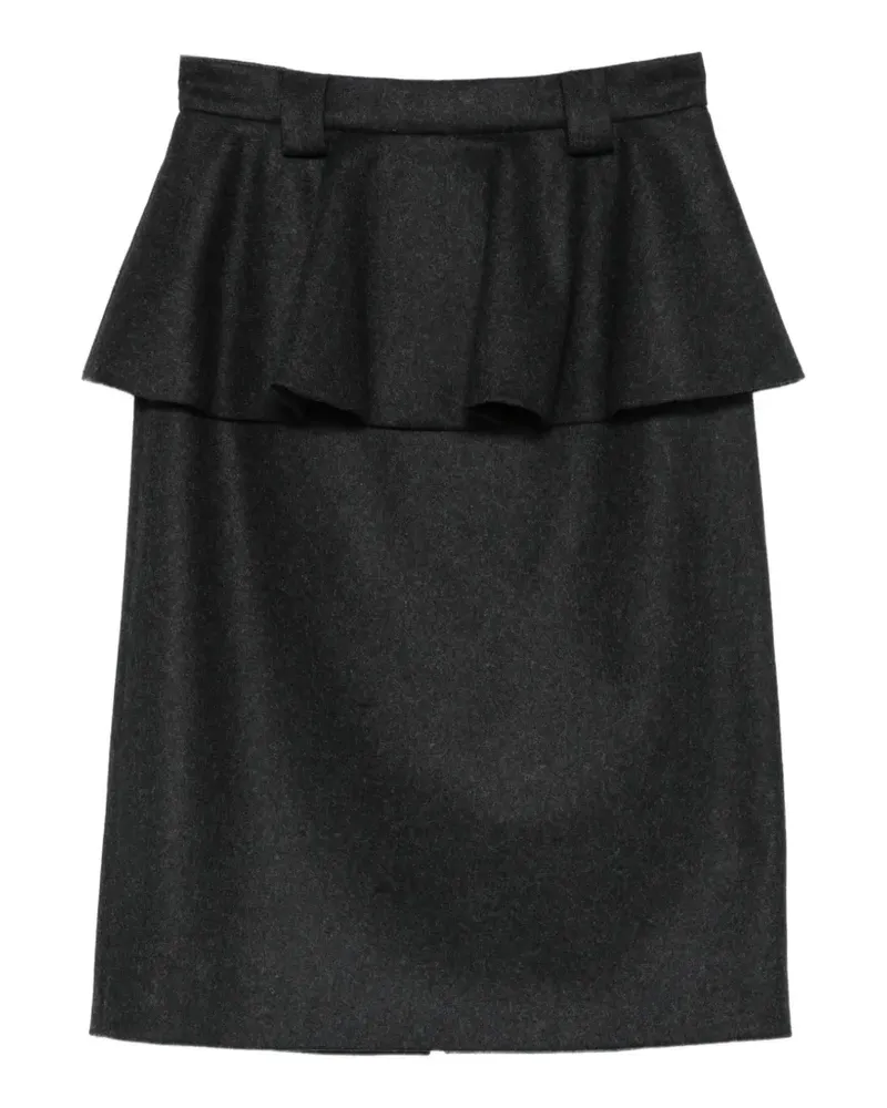 N° 21 peplum belted midi skirt - Grau Grau