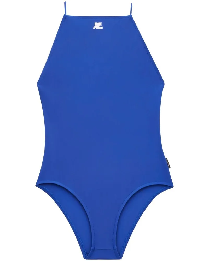 Courrèges Reedition Badeanzug - Blau Blau