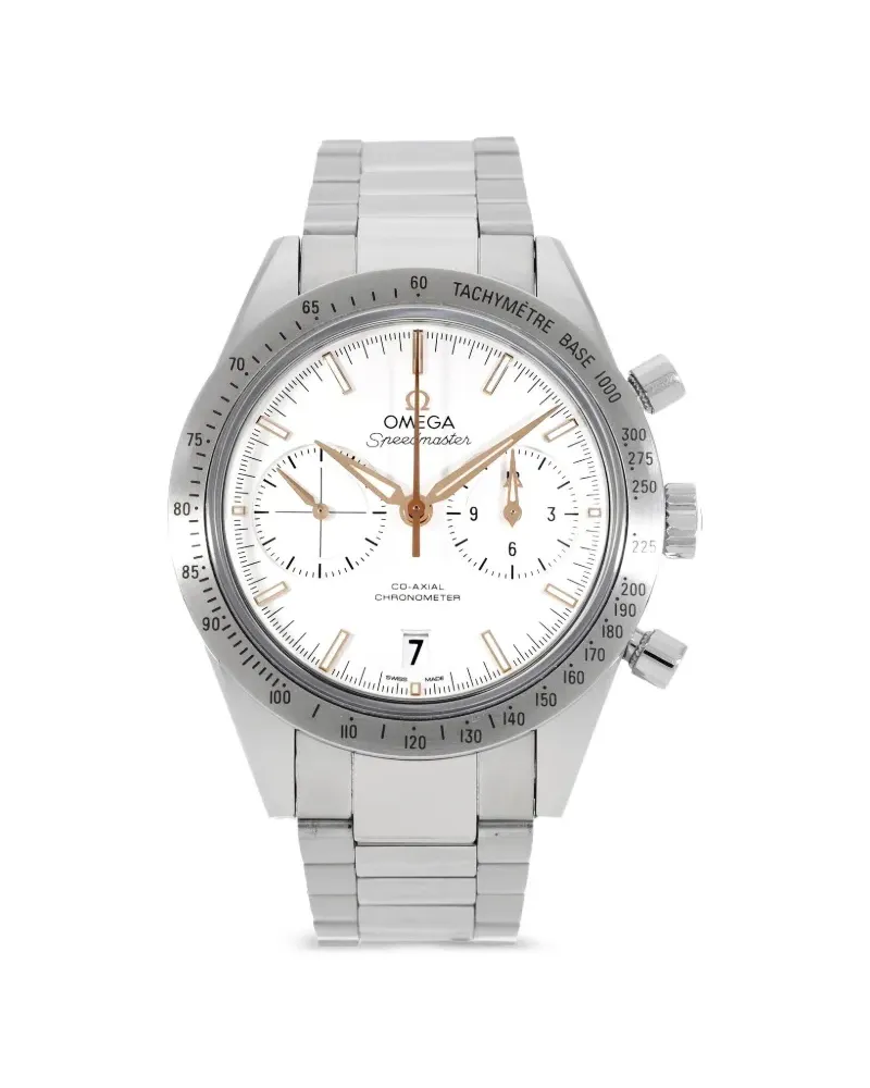 Omega Speedmaster Chronometer 41,5mm - Weiß Weiß