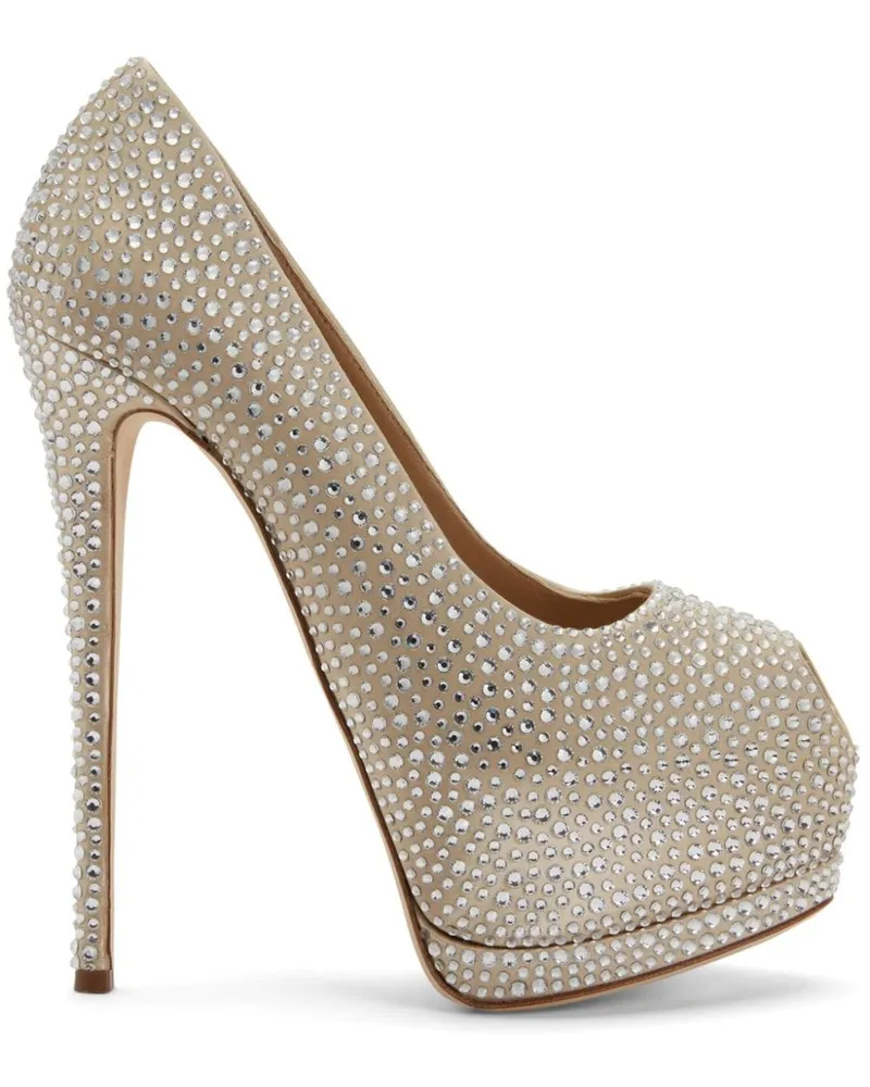 Giuseppe Zanotti Sharon Pumps mit Strass - Nude Nude