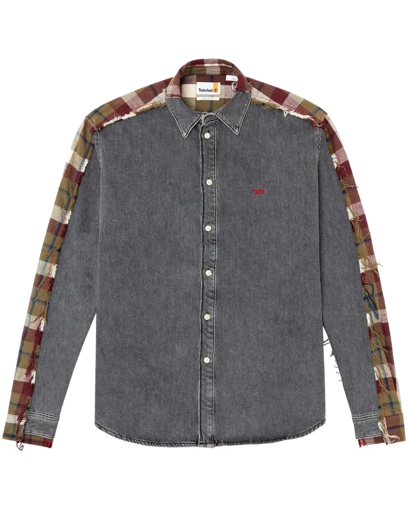 Diesel x Timberland kariertes Hemd - Grau Grau