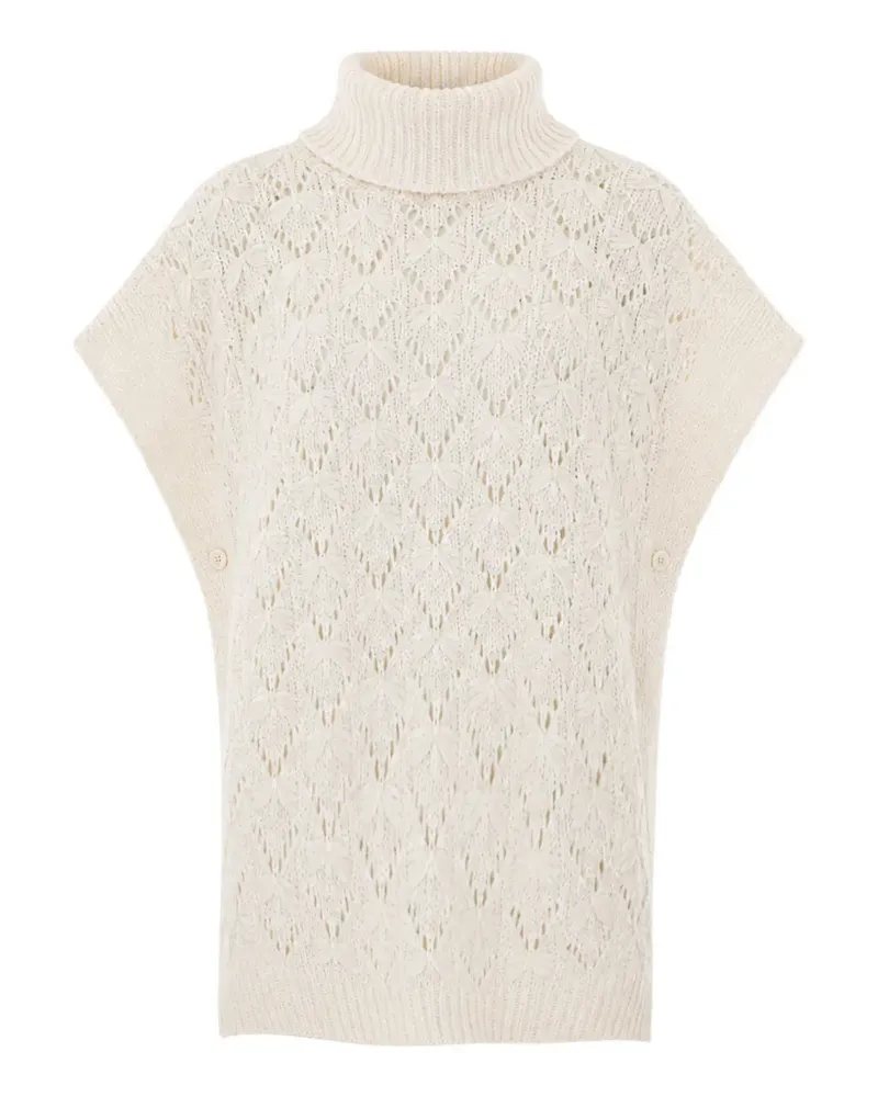 Fabiana Filippi Gestrickter Poncho - Nude Nude